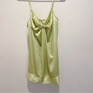 Vintage Lime Green Victoria's Secret Slim Dress